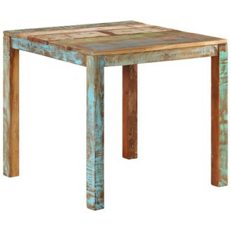 vidaXL Vidaxl - Mesa De Comedor De Madera Maciza Reciclada 82x80x76 Cm