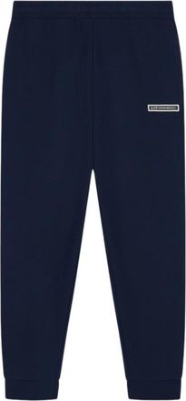 Emporio Armani Trainingsbroeken - Heren - Sweatpants - Blauw - M - Katoen - Broeken