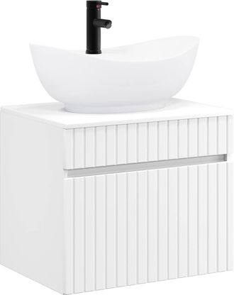 vidaXL Juego De Muebles De Ba&ntilde;o Blanco Madera De Ingenier&iacute;a Vidaxl
