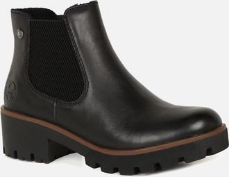 Rieker Womens Acorn II Womens Chelsea Boots - Black - Size: 7.5