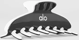 Alo | Outline Claw Clip in Black/White