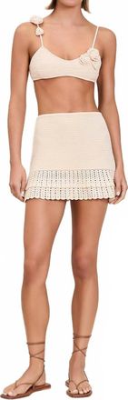 Devon Windsor Wrenn Skirt In Vanilla
