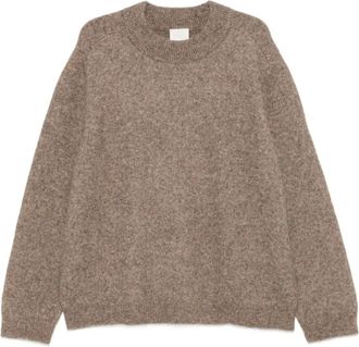 A.P.C. Ronde hals gebreid - Heren - Ronde hals truien - Bruin - S - Truien & Vesten