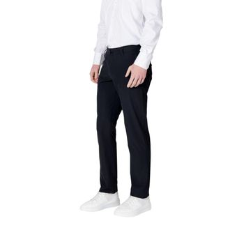 A|X Armani Exchange Cotton Regular Fit Trousers - Black