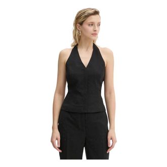 Bruuns Bazaar Corymbia BBBelia Top - Tops - Mujer - Negro - L