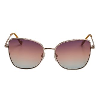 Liu Jo Womens Square Metal Sunglasses LJ141S - Gold - One Size