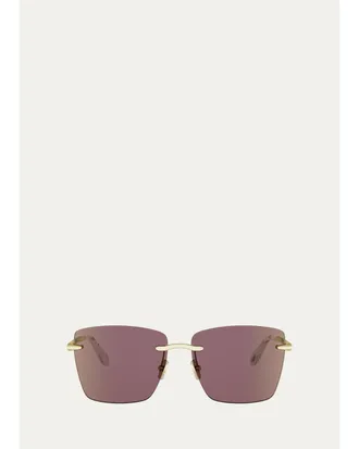 Bulgari Serpenti Viper 60MM Square Sunglasses