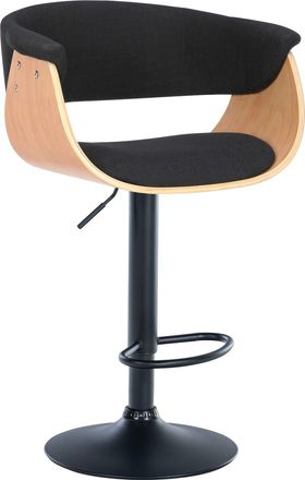 Clp Clp - Taburete De Bar Vestal Natural/negro Tela