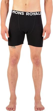 Mons Royale Hold Em Boxer Brief - Mens in Black Ii at Nordstrom, Size Medium