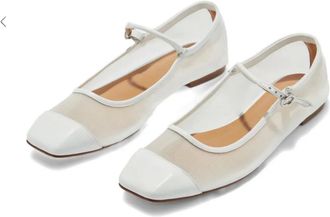Aeyde Ballerine Mary Jane - Bianco
