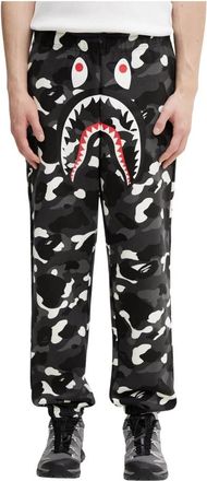 A Bathing Ape City Camo Shark Relaxed Fit Trainingsbroeken - Heren - Sweatpants - Zwart - L - Katoen - Broeken
