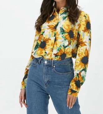 Just Female Smooth Shirt Blouse In Sunflower Yellow Art