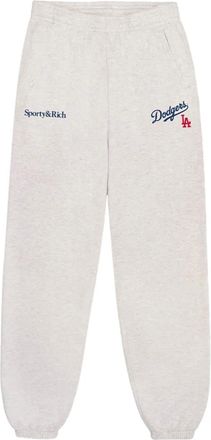 Sporty & Rich logo-print track pants - Grey