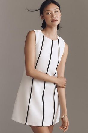 endless rose Linen Blend Shift Dress