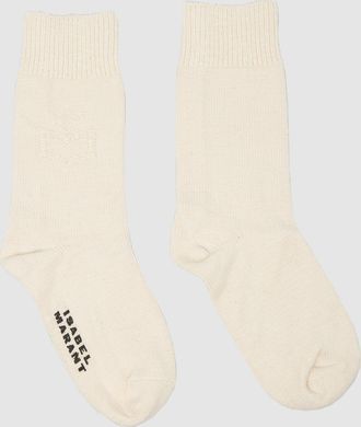 Isabel Marant Chaussettes Zulmi Ecru, Capsule Festive