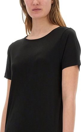 Fay Viscose Elastane T-Shirt - Black