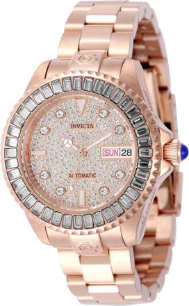 Invicta Pro Diver 49623 Dameshorloge - Automatisch Uurwerk - Roestvrij Staal met Zilveren Wijzerplaat - 38 mm