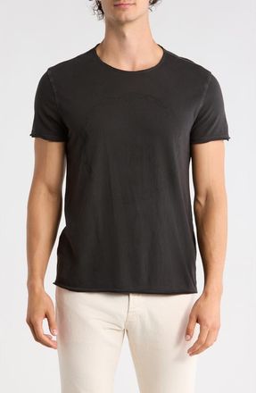 John Varvatos Chain Peace Cotton T-Shirt in Charcoal at Nordstrom Rack, Size Xx-Large