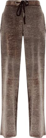 Diesel Pantalones de Lana M-Honorine - Trousers - Mujer - Marr&oacute;n - XS