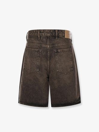 Represent Mens Bermuda Shorts Brown Cotton