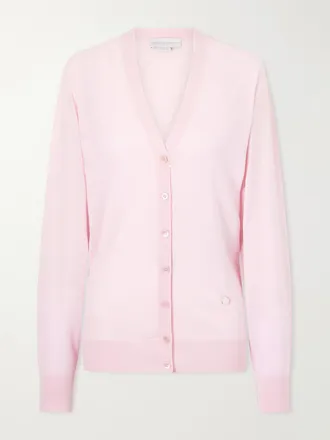 Stella McCartney Cardigan In Lana Vergine - Rosa