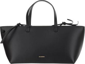 Jil Sander Tote Bag - Dames - Shoppers - Zwart - ONE Size - Leer - Tassen