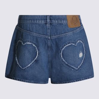 Moschino Womens Shorts Blue _co