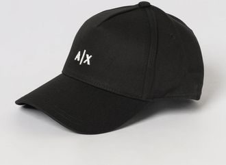 A|X Armani Exchange Cappello in cotone con logo ricamato