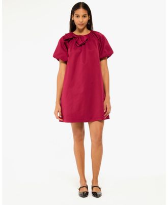 Kate Spade New York Womens Dorothy Dress - Dark Red Elastane - Size X-Small