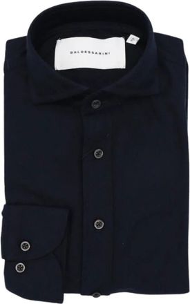 Baldessarini B3 11012.3600 6300 - Heren - Zakelijke Overhemden - Blauw - M - Overhemden