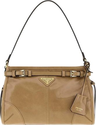Prada Light Brown Bonnie Small Shoulder Bag