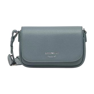 Emporio Armani Crossbody Tas - Dames - Tassen - Blauw - Maat: ONE Size Leer