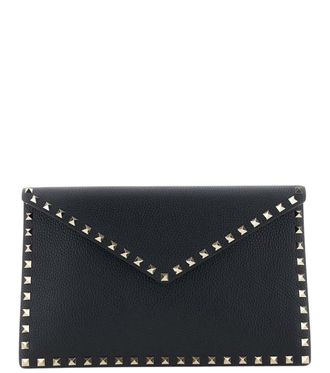 Valentino Garavani Black Rockstud Clutch