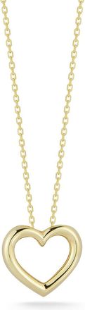 Glaze Jewelry Sterling Silver Open Heart Necklace