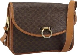 Celine Pre-owned Vintage Macadam Shoulder Bag - - Pre-owned - Donna - Marrone - ONE SIZE