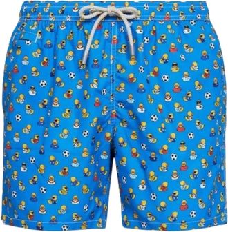 MC2 Saint Barth Lighting Micro Fantasy Ultralight Zwemshort - Heren - Strandmode - Blauw - 2XL - Polyester - Badmode