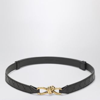 Bottega Veneta Andiamo Fondente Intrecciato belt