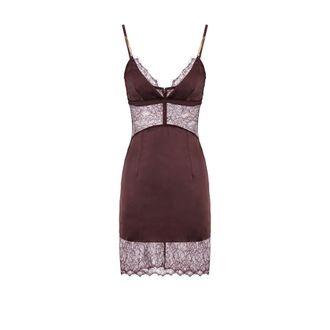 Elisabetta Franchi Dames, Jurken, Paars, Maat: 2XL Satijn