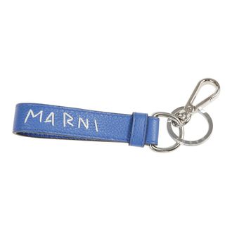 Marni Keyrings, male, Blue, Size: ONE SIZE Embroidered Keychain Holder