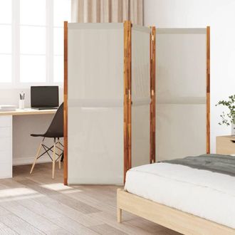 Berkfield Home 3-Panel Room Divider Light Grey 210x180 cm