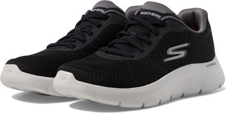 Skechers Mens Go Walk Flex-Bemerkung Shoe, Black Grey, 8.5 UK