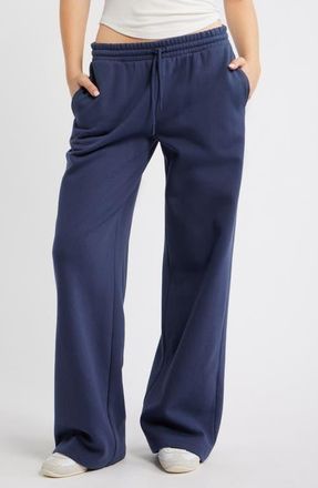 BP. Baggy Wide Leg Sweatpants in Navy Indigo at Nordstrom, Size X-Small