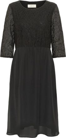 Cream Midi Jurken - Dames - Casual kleedjes - Zwart - L - Kleedjes
