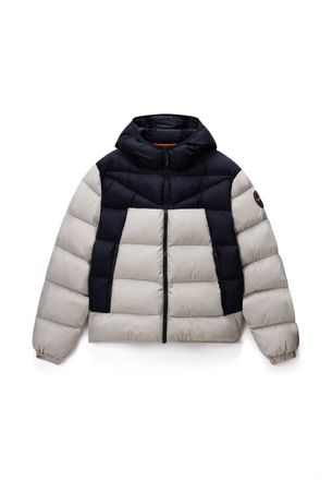Napapijri Steppjacke NAPAPIJRI A-MOLVENO HOOD, Herren, Gr. XXL, grau (will gray), Obermaterial: 100% Polyamid, Jacken Steppjacke