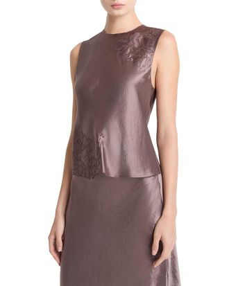 Vince Embroidered Shell