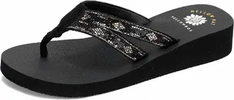 Yellow Box Womens Cadeen Sandal In Black