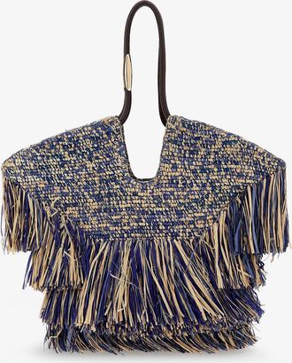 Zimmermann Borsa a spalla Goldentime in rafia - ZIMMERMANN - gender_Woman