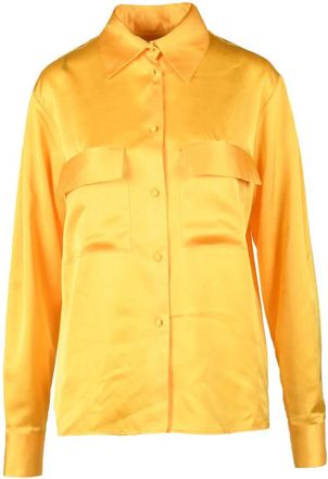 Nineminutes Black/Orange Polyester Elastane Shirt