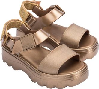Melissa Kick Off Metallic Platform Sandal