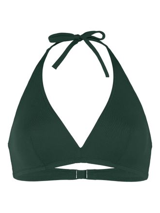 Eres Gang triangle bikini top - women - Polyamide/Spandex/Elastane - 40 - Green